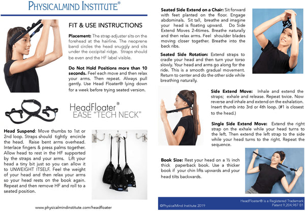 Portable and lightweight device for cervical traction and posture correction instructions