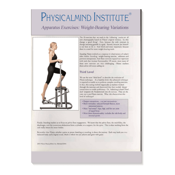 Apparatus Exercises Book - PhysicalMind Institute