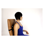 Foam block back support for office chair