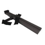 Black foam roller for back pain relief