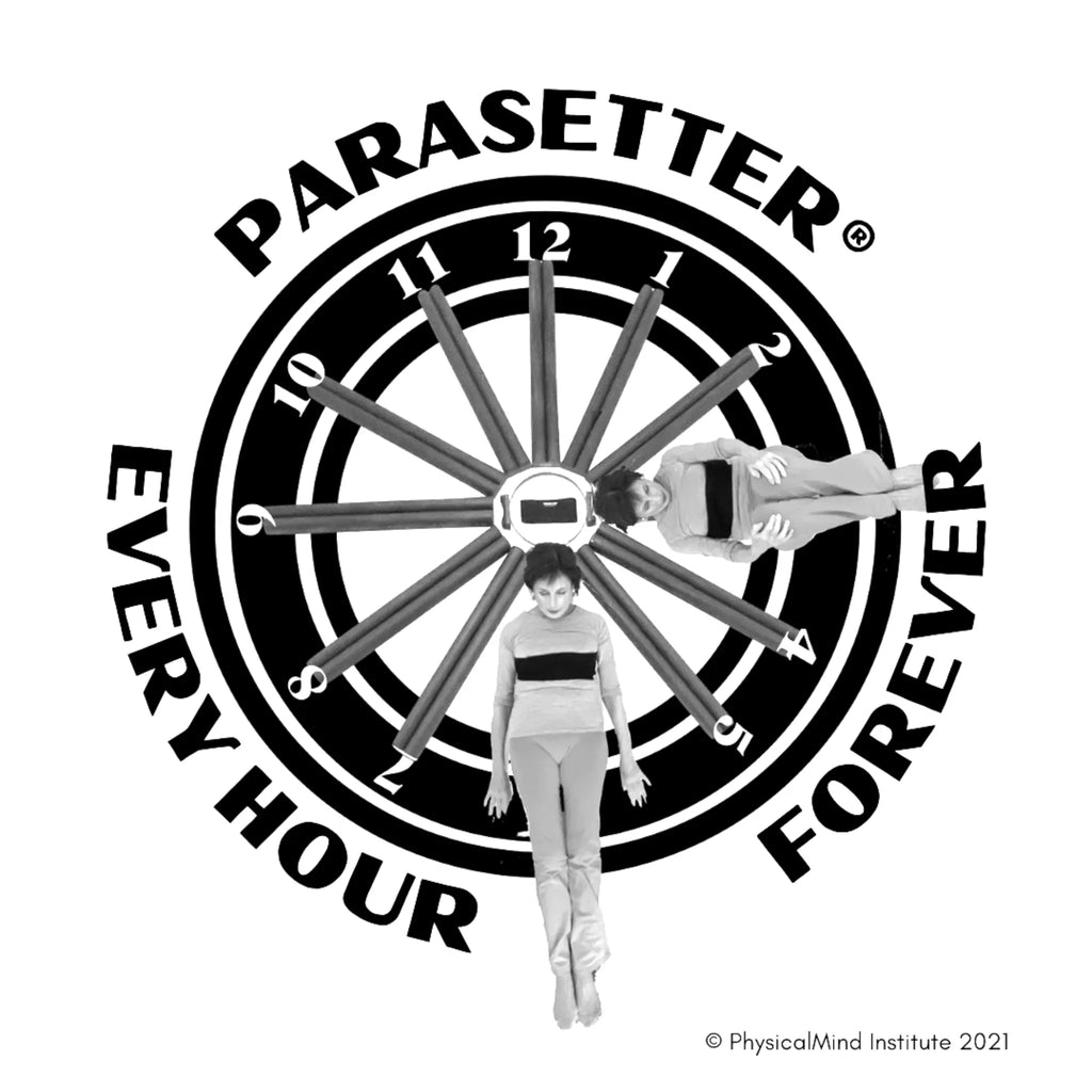 Woman showing how to use a foam roller for back stretches