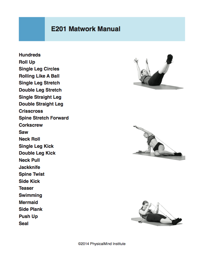 Pilates TYE4 Matwork