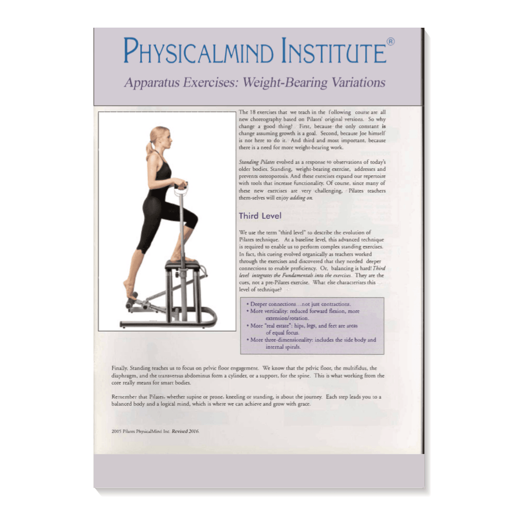 Apparatus Exercises Book - PhysicalMind Institute