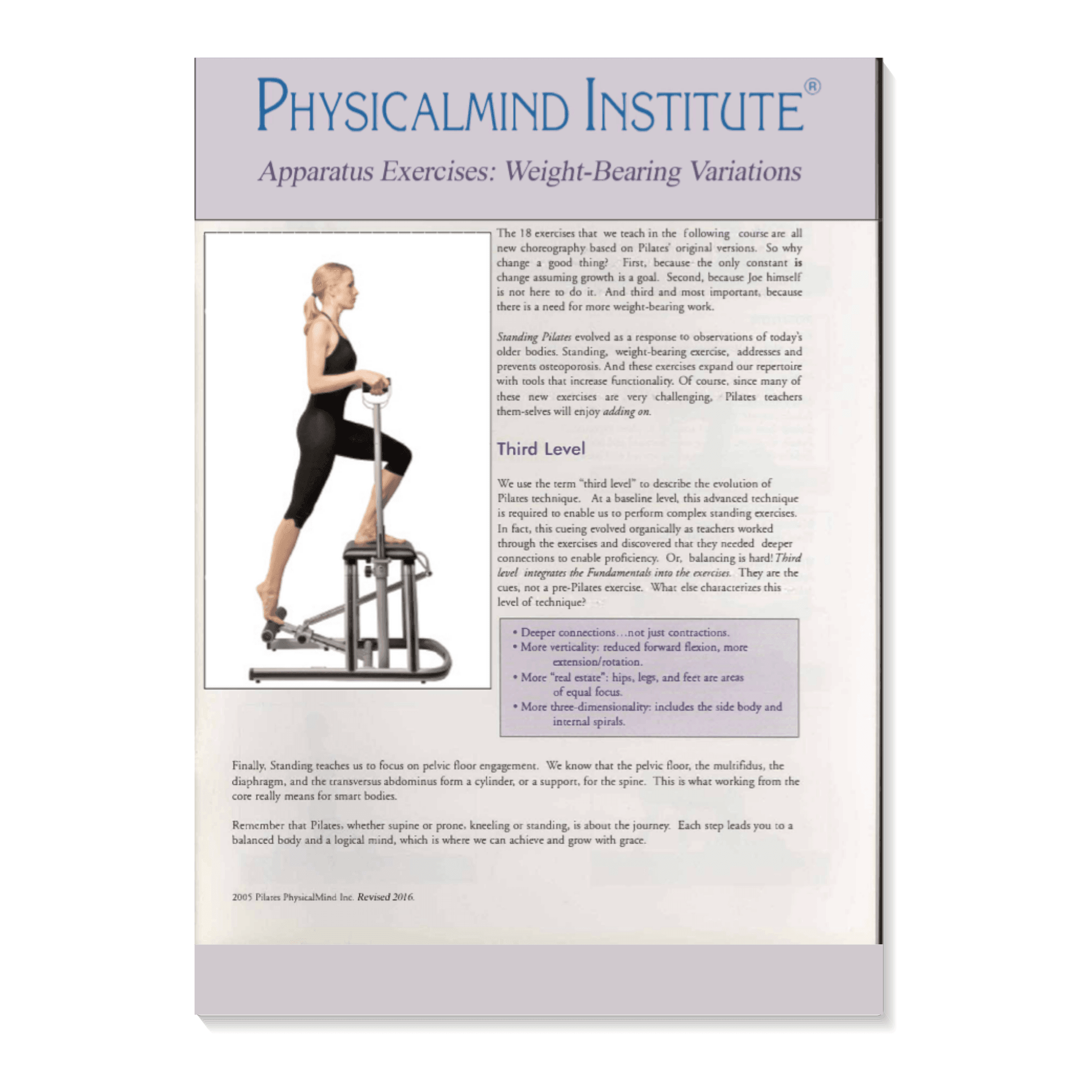 Apparatus Exercises Book - PhysicalMind Institute